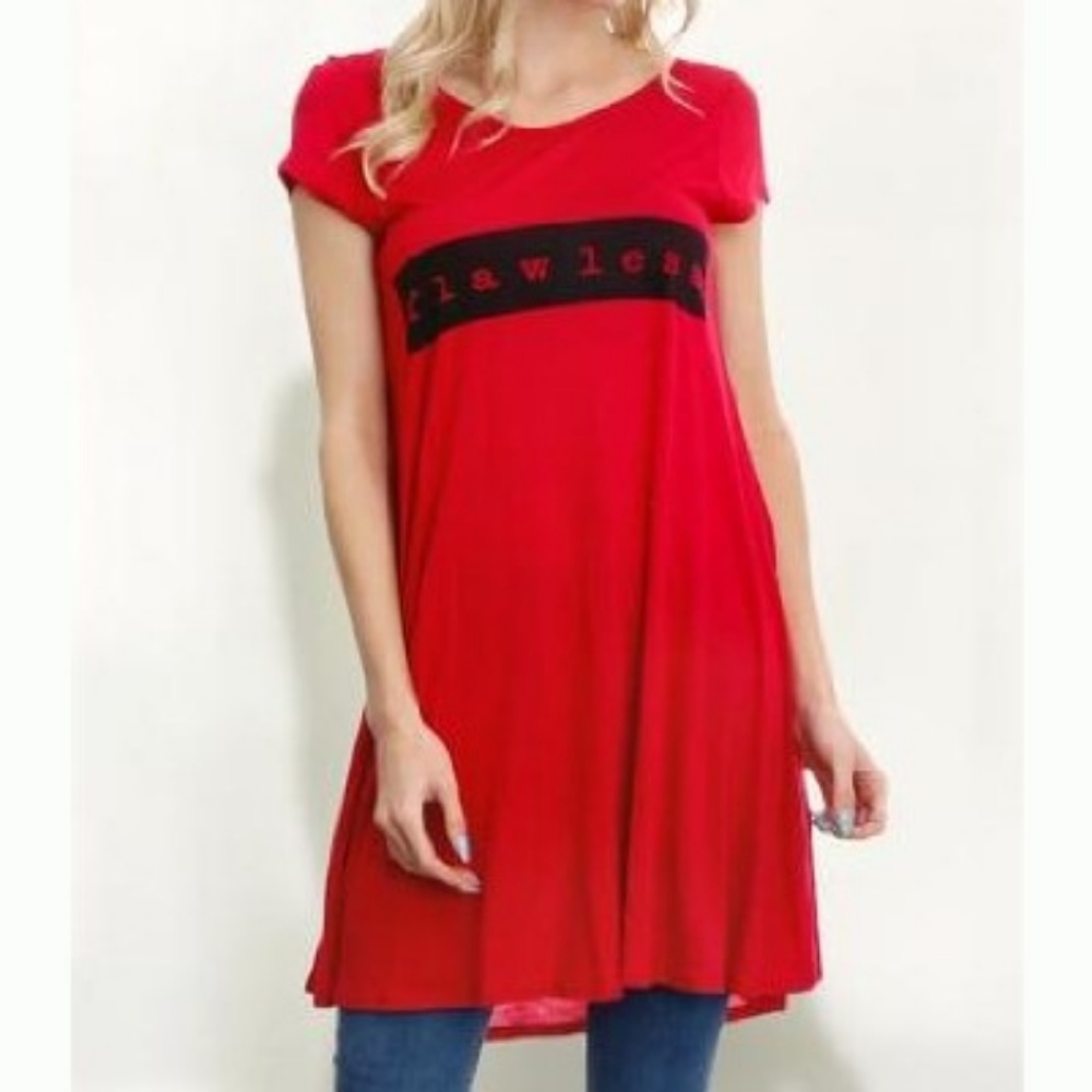 [Last 1!] CLOSET CLOSING Red Tunic Blouse